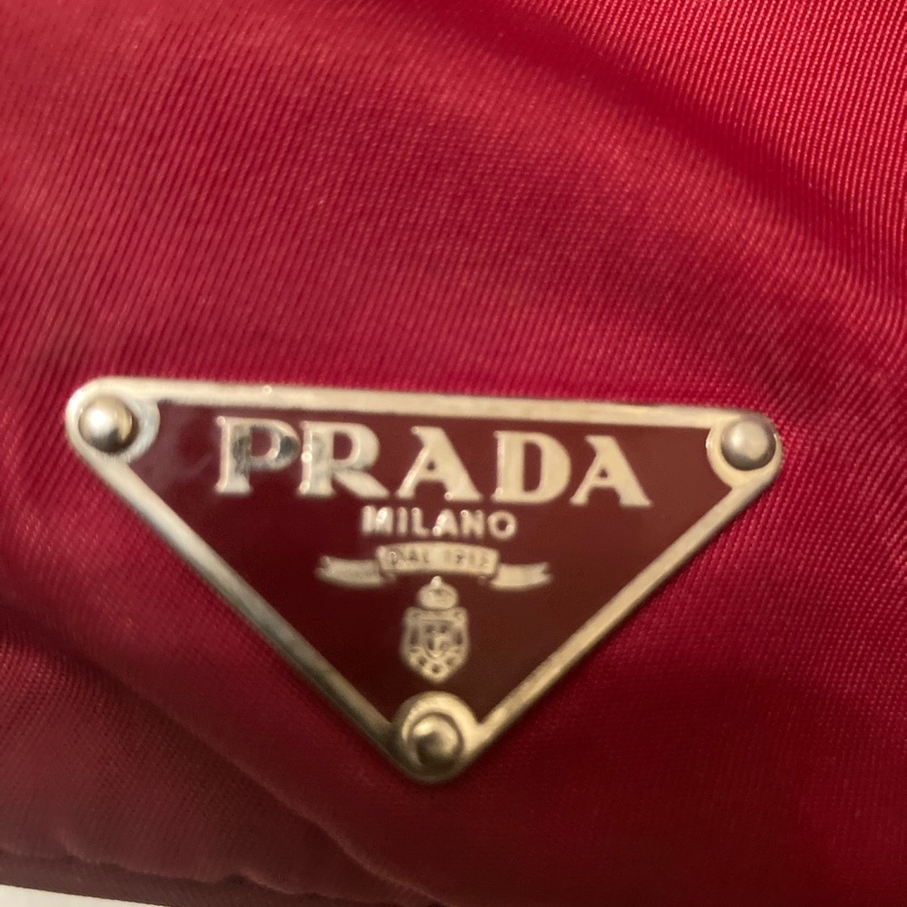 Vintage PRADA red pochette bag - Picture 2 of 10